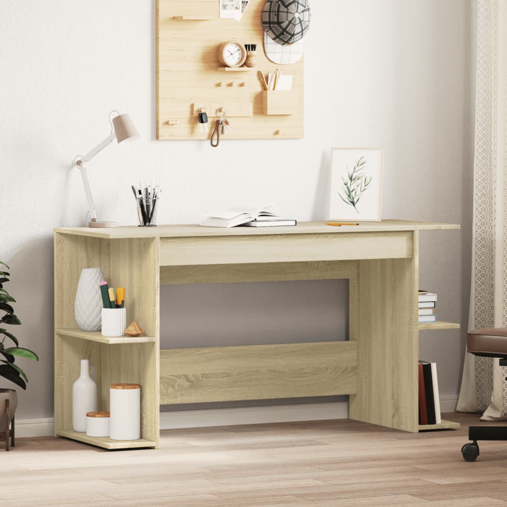 Psací Stůl 140 X 50 X 75 Cm Kompozitní Dřevo
