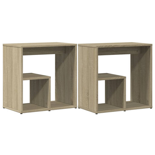 Odkládací Stolky 2 Ks 50X30X50 Cm Kompozitní Dřevo