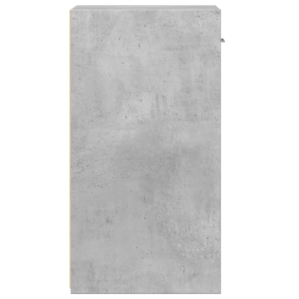 Noční Stolky 2 Ks Betonově Šedé 35X34X65 Cm Kompozitní Dřevo