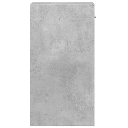 Noční Stolky 2 Ks Betonově Šedé 35X34X65 Cm Kompozitní Dřevo