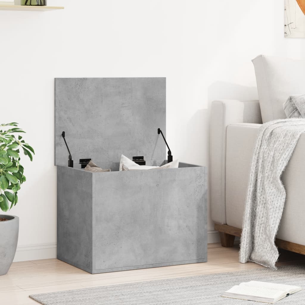 Úložný Regál Betonově Šedý 60 X 42 X 46 Cm Kompozitní Dřevo