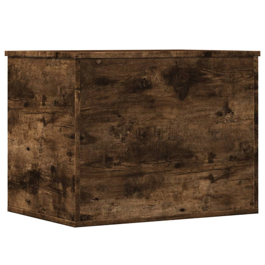 Úložný Box Kouřový Dub 60 X 42 X 46 Cm Kompozitní Dřevo