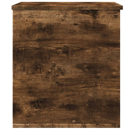 Úložný Box Kouřový Dub 60 X 42 X 46 Cm Kompozitní Dřevo