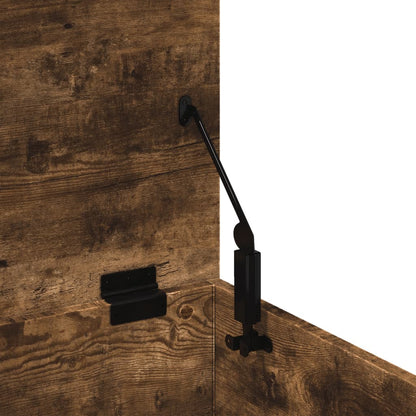 Úložný Box Kouřový Dub 60 X 42 X 46 Cm Kompozitní Dřevo