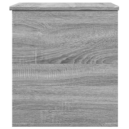 Úložný Box Šedý Sonoma 60 X 42 X 46 Cm Kompozitní Dřevo