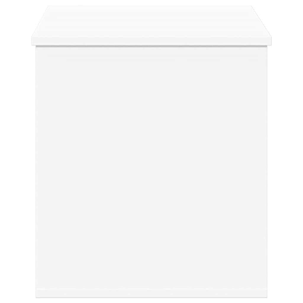 Úložný Box Bílý 100 X 42 X 46 Cm Kompozitní Dřevo