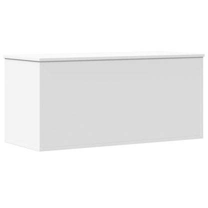 Úložný Box Bílý 100 X 42 X 46 Cm Kompozitní Dřevo