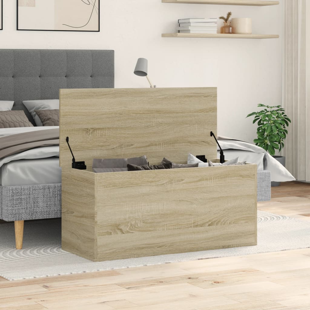 Úložný Regál Dub Sonoma 100 X 42 X 46 Cm Kompozitní Dřevo