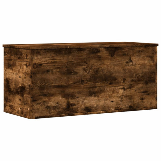 Úložný Box Kouřový Dub 100 X 42 X 46 Cm Kompozitní Dřevo