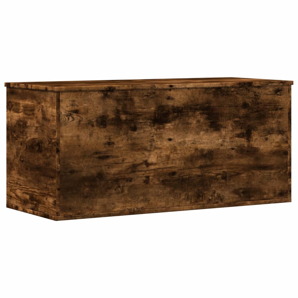 Úložný Box Kouřový Dub 100 X 42 X 46 Cm Kompozitní Dřevo