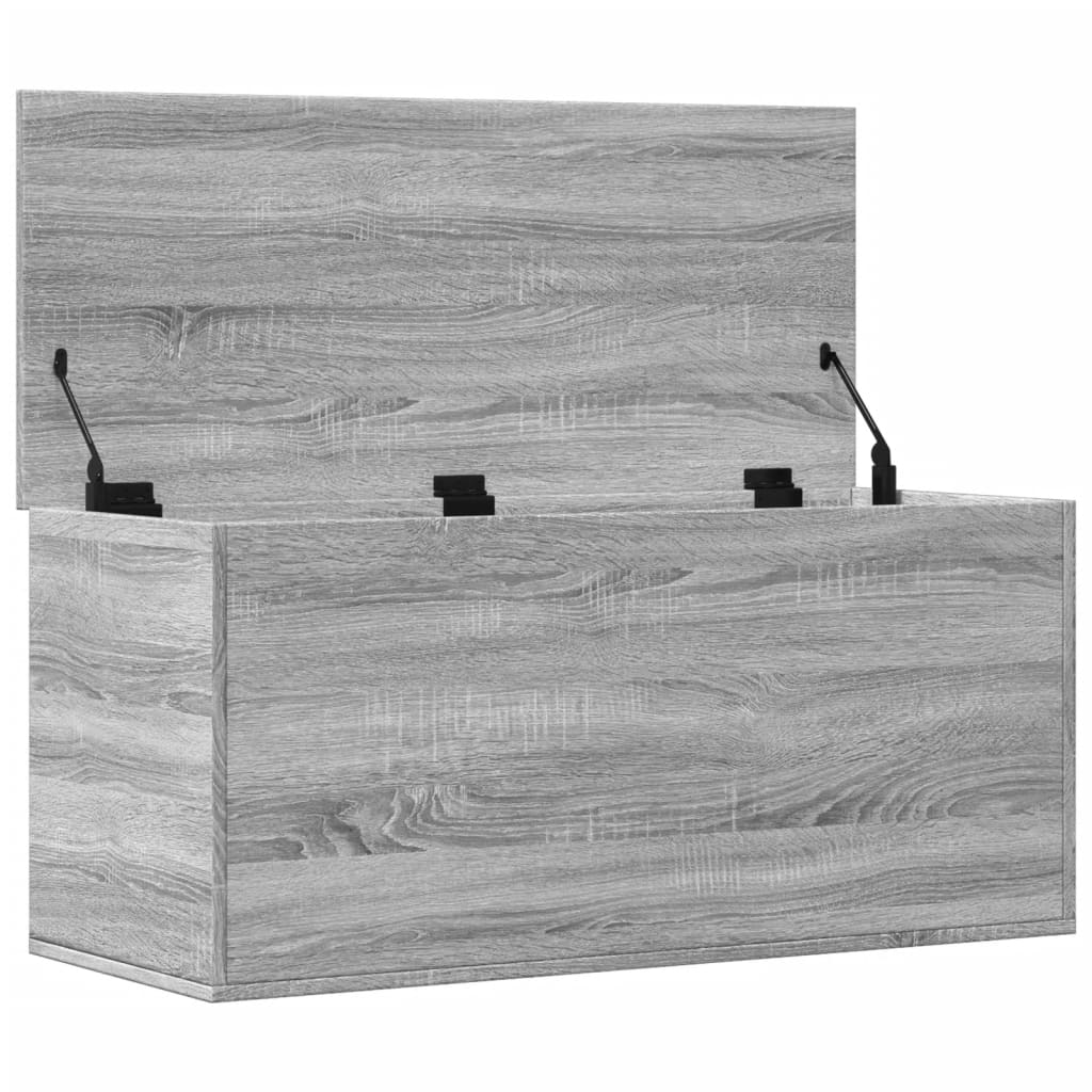 Úložný Box Šedý Sonoma 100 X 42 X 46 Cm Kompozitní Dřevo