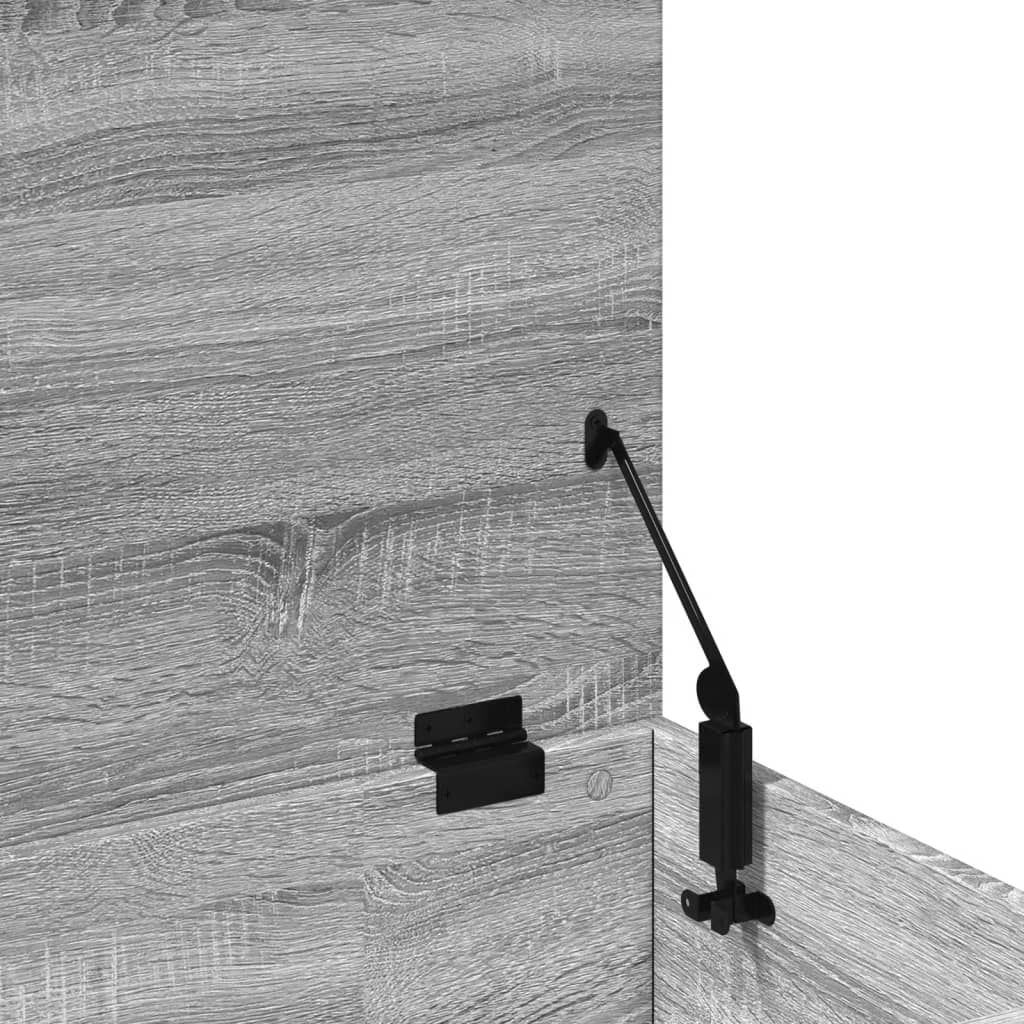 Úložný Box Šedý Sonoma 100 X 42 X 46 Cm Kompozitní Dřevo