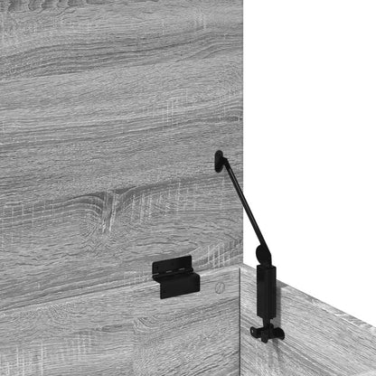 Úložný Box Šedý Sonoma 100 X 42 X 46 Cm Kompozitní Dřevo