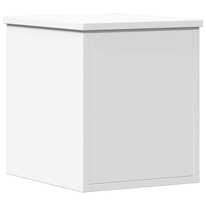 Úložný Box Bílý 30 X 35 X 35 Cm Kompozitní Dřevo
