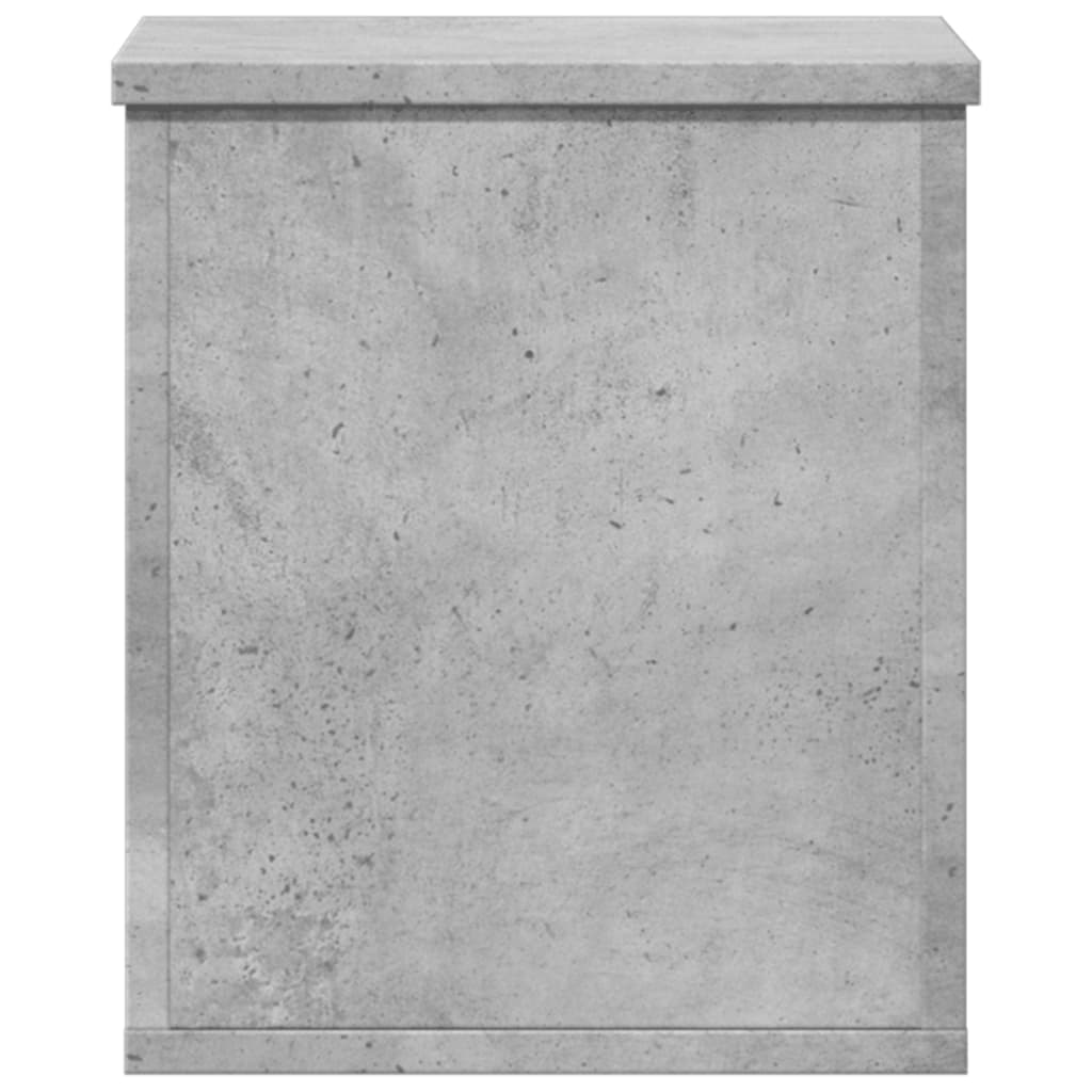 Úložný Regál Betonově Šedý 30 X 35 X 35 Cm Kompozitní Dřevo