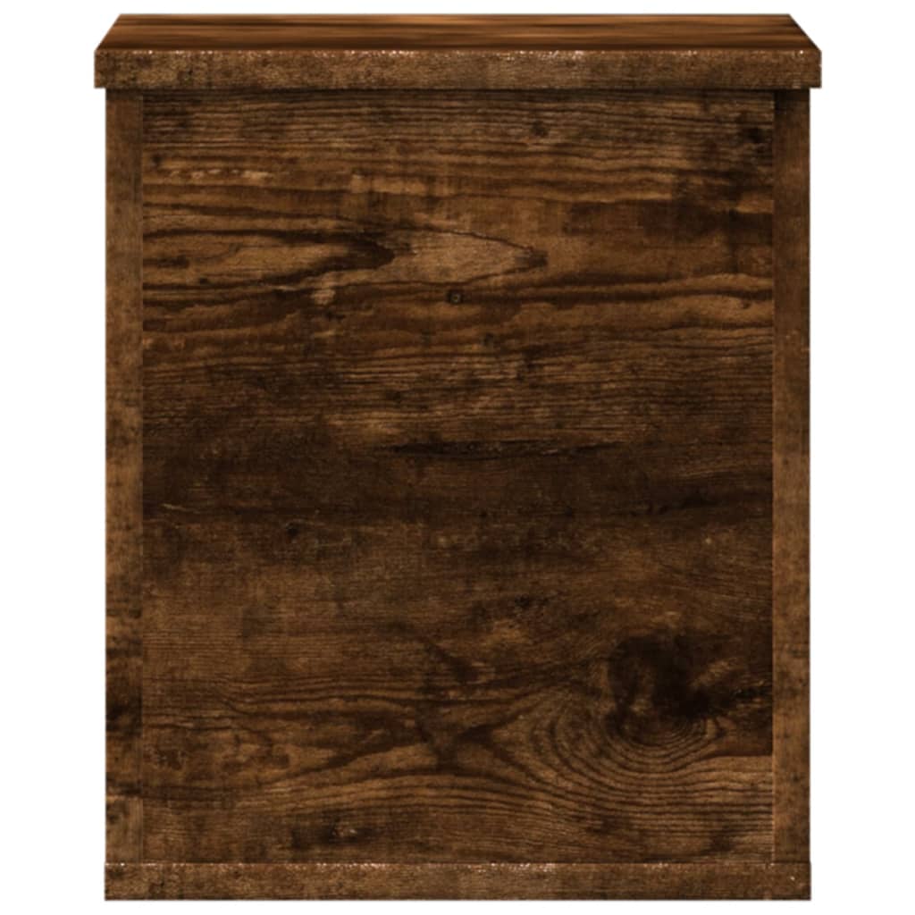 Úložný Box Kouřový Dub 30 X 35 X 35 Cm Kompozitní Dřevo