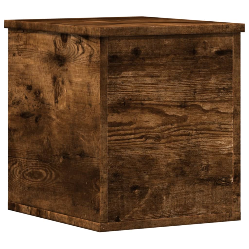 Úložný Box Kouřový Dub 30 X 35 X 35 Cm Kompozitní Dřevo