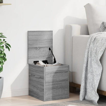 Úložný Box Šedý Sonoma 30 X 35 X 35 Cm Kompozitní Dřevo