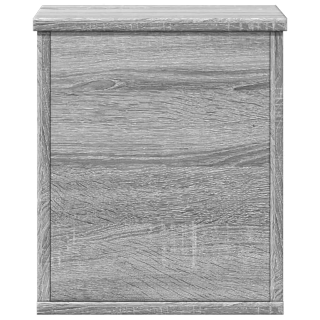 Úložný Box Šedý Sonoma 30 X 35 X 35 Cm Kompozitní Dřevo