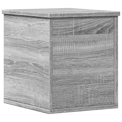 Úložný Box Šedý Sonoma 30 X 35 X 35 Cm Kompozitní Dřevo