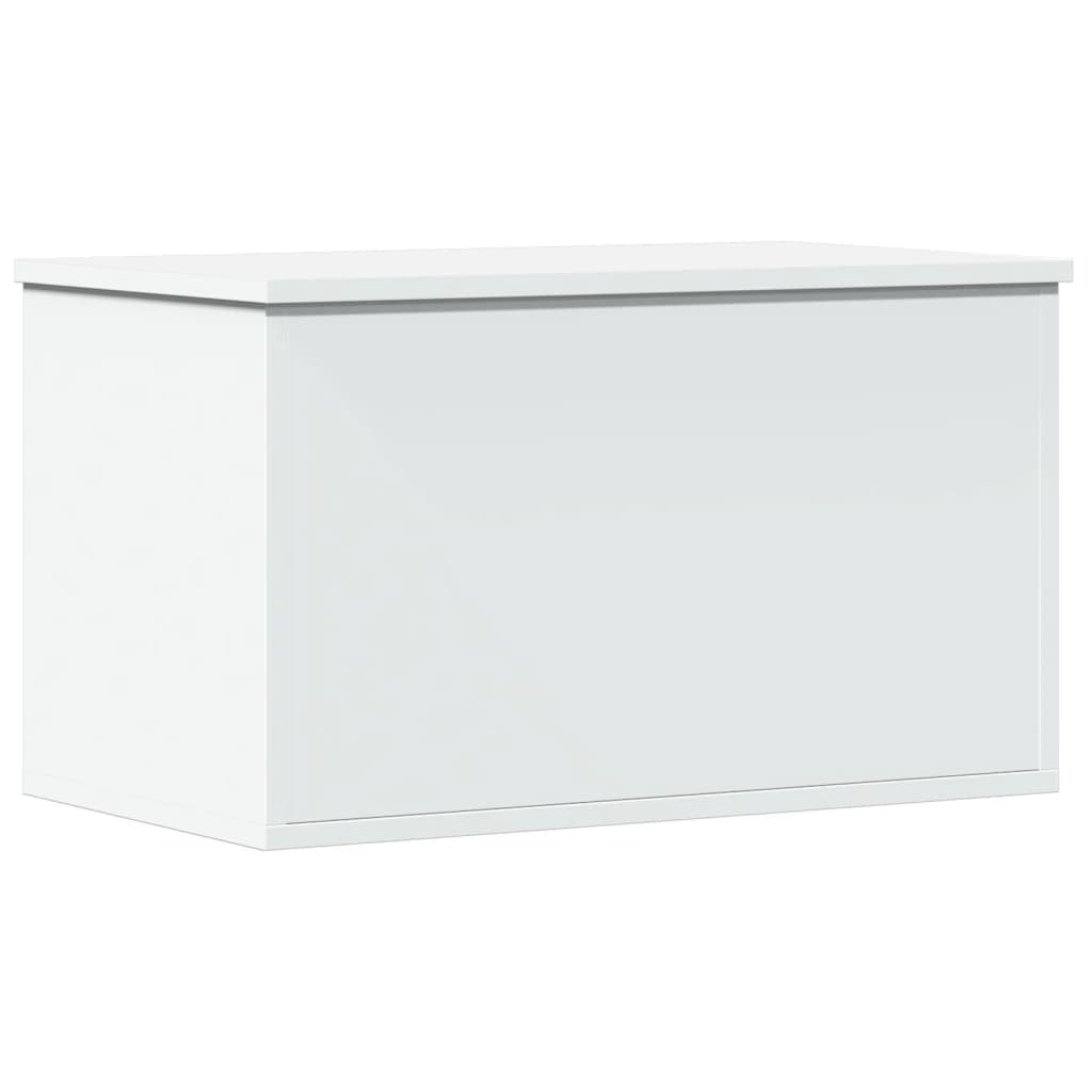 Úložný Box Bílý 60 X 35 X 35 Cm Kompozitní Dřevo