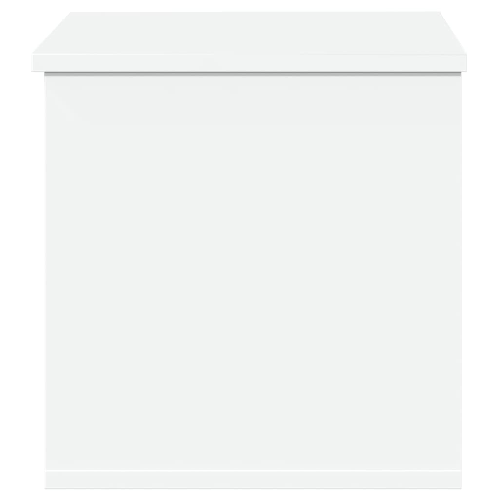 Úložný Box Bílý 60 X 35 X 35 Cm Kompozitní Dřevo