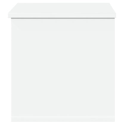 Úložný Box Bílý 60 X 35 X 35 Cm Kompozitní Dřevo