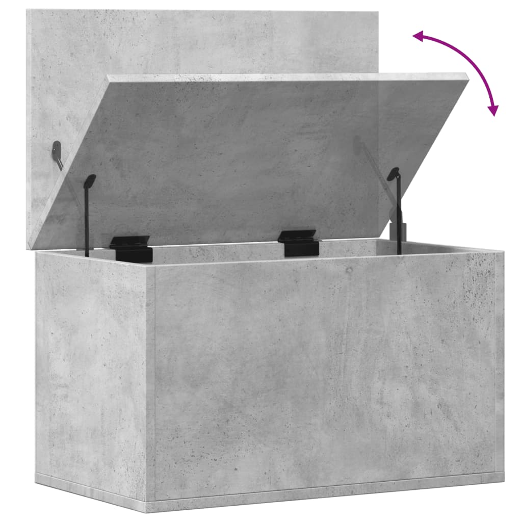 Úložný Regál Betonově Šedý 60 X 35 X 35 Cm Kompozitní Dřevo