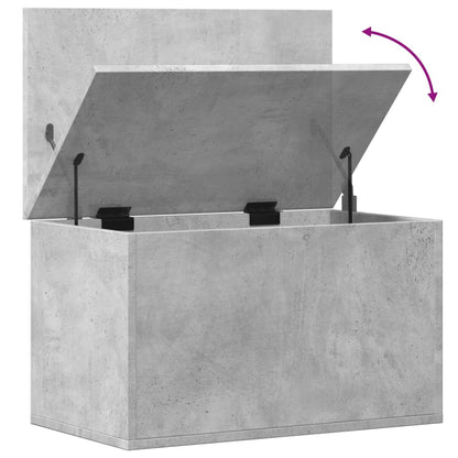Úložný Regál Betonově Šedý 60 X 35 X 35 Cm Kompozitní Dřevo