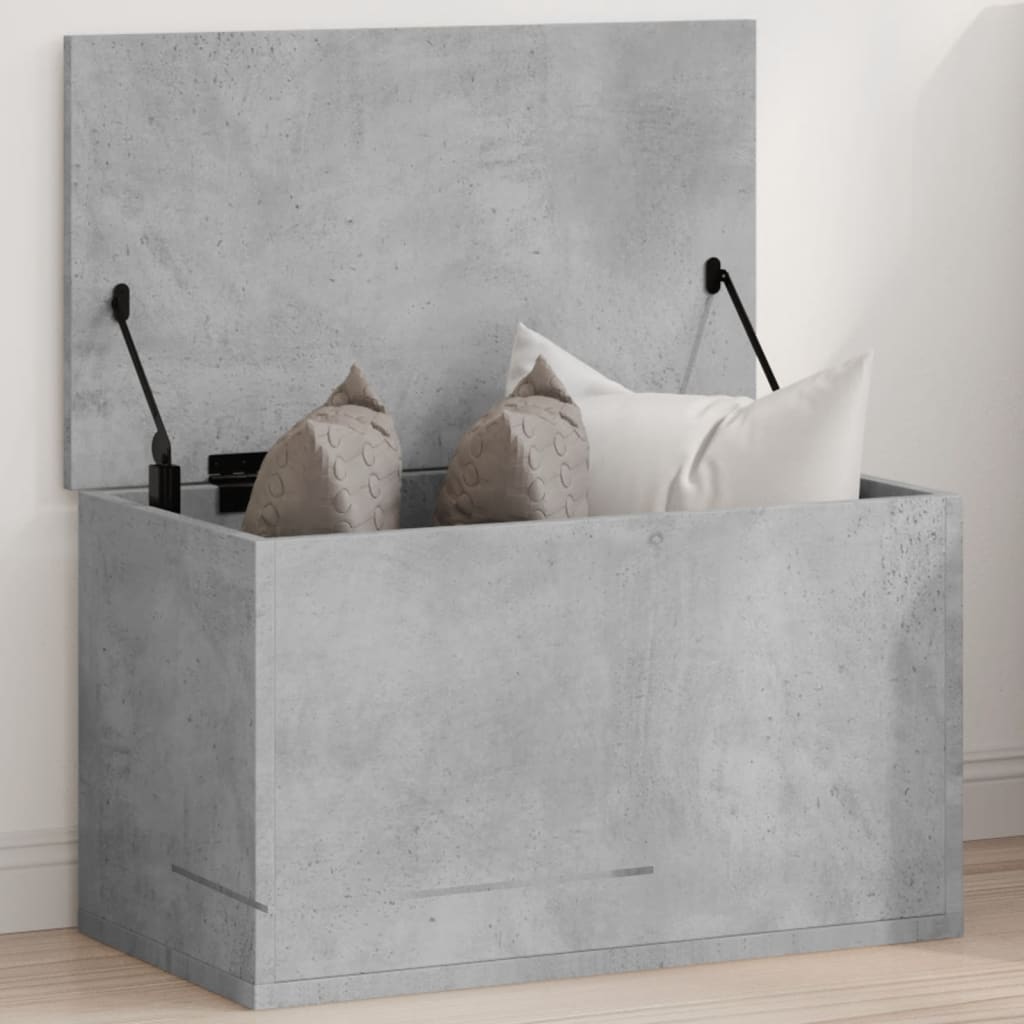 Úložný Regál Betonově Šedý 60 X 35 X 35 Cm Kompozitní Dřevo