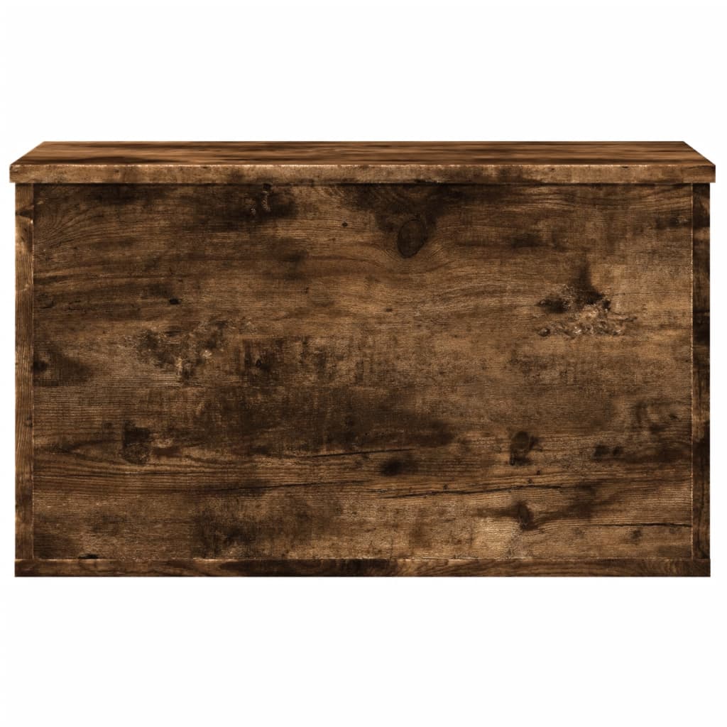 Úložný Box Kouřový Dub 60 X 35 X 35 Cm Kompozitní Dřevo