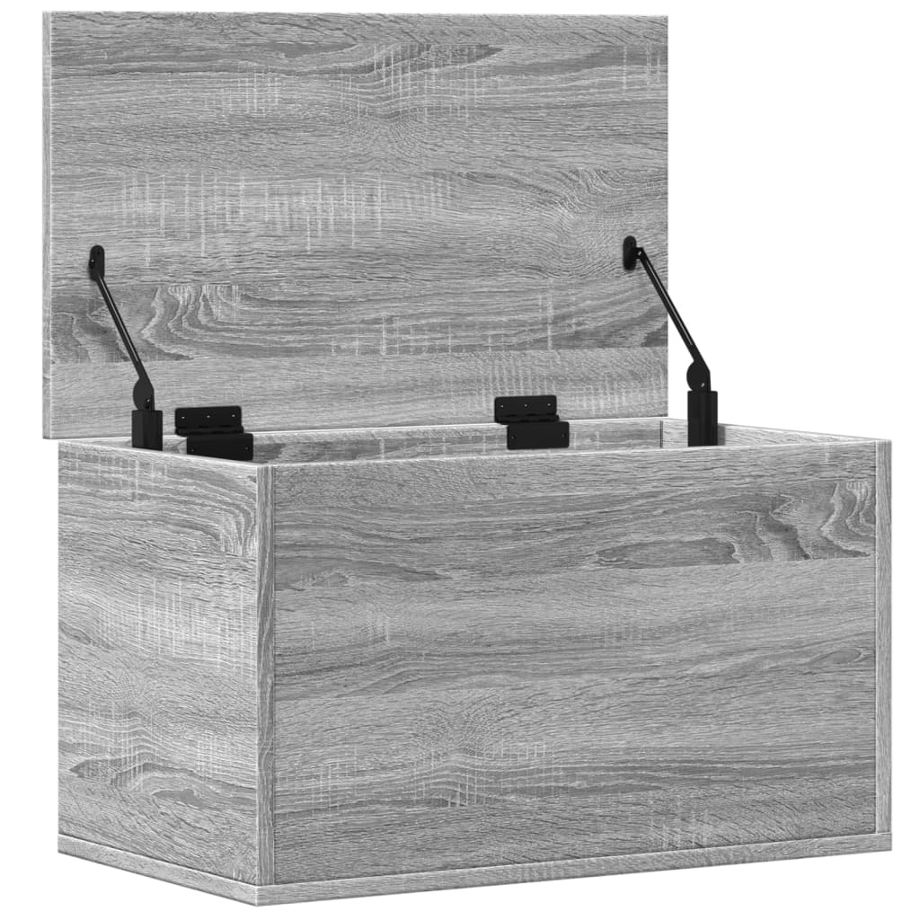 Úložný Box Šedý Sonoma 60 X 35 X 35 Cm Kompozitní Dřevo