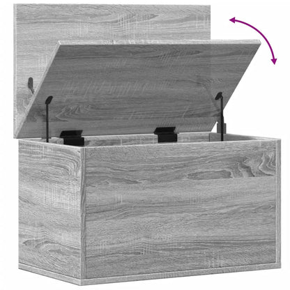 Úložný Box Šedý Sonoma 60 X 35 X 35 Cm Kompozitní Dřevo