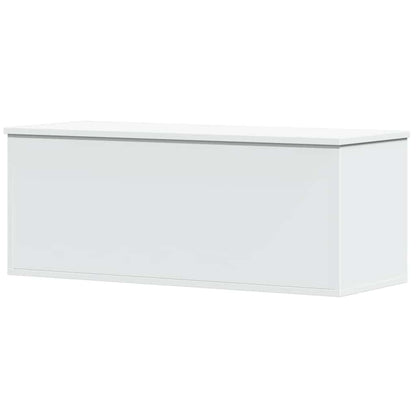 Úložný Box Bílý 90 X 35 X 35 Cm Kompozitní Dřevo