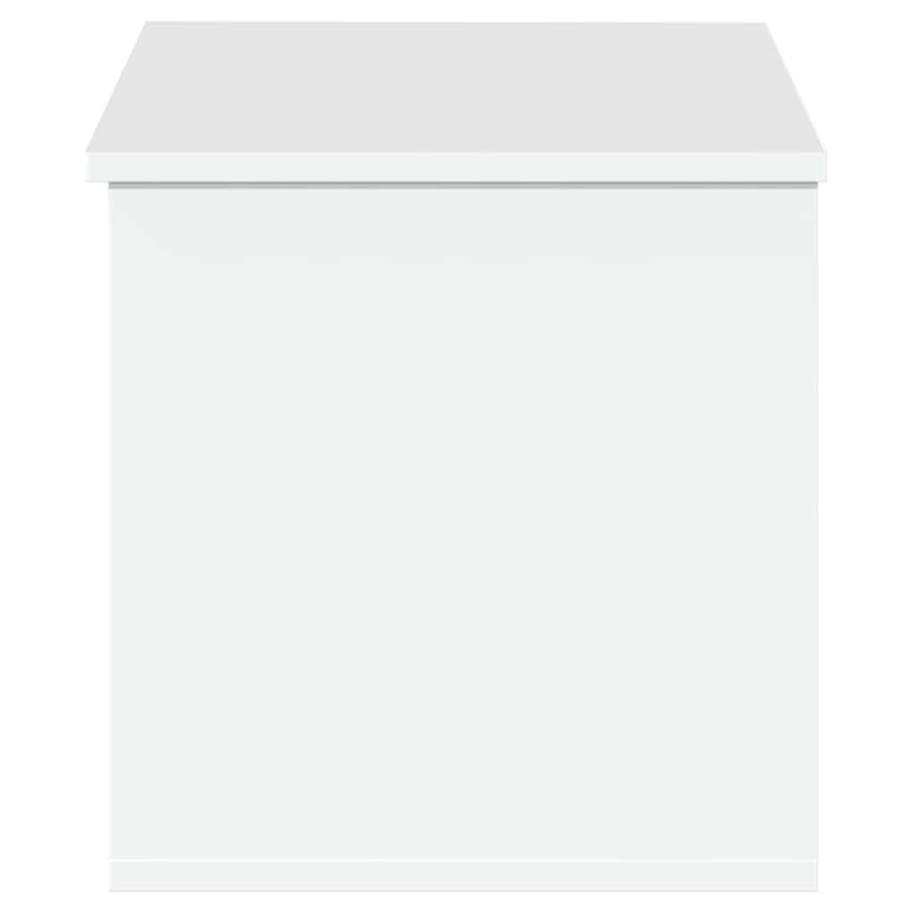 Úložný Box Bílý 90 X 35 X 35 Cm Kompozitní Dřevo