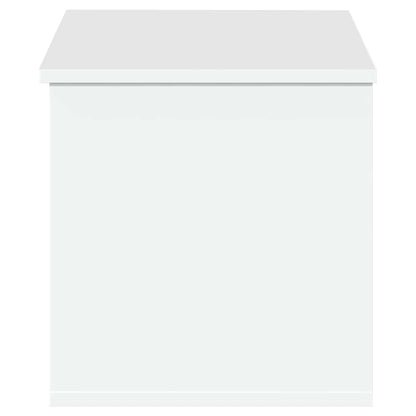 Úložný Box Bílý 90 X 35 X 35 Cm Kompozitní Dřevo