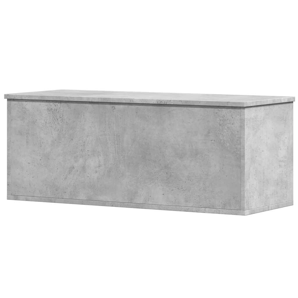 Úložný Regál Betonově Šedý 90 X 35 X 35 Cm Kompozitní Dřevo