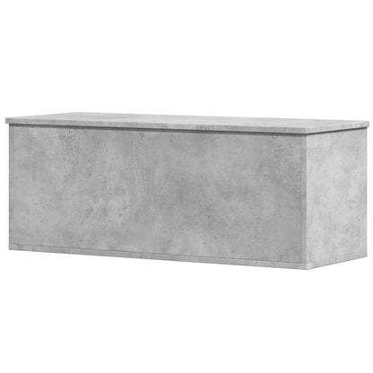 Úložný Regál Betonově Šedý 90 X 35 X 35 Cm Kompozitní Dřevo