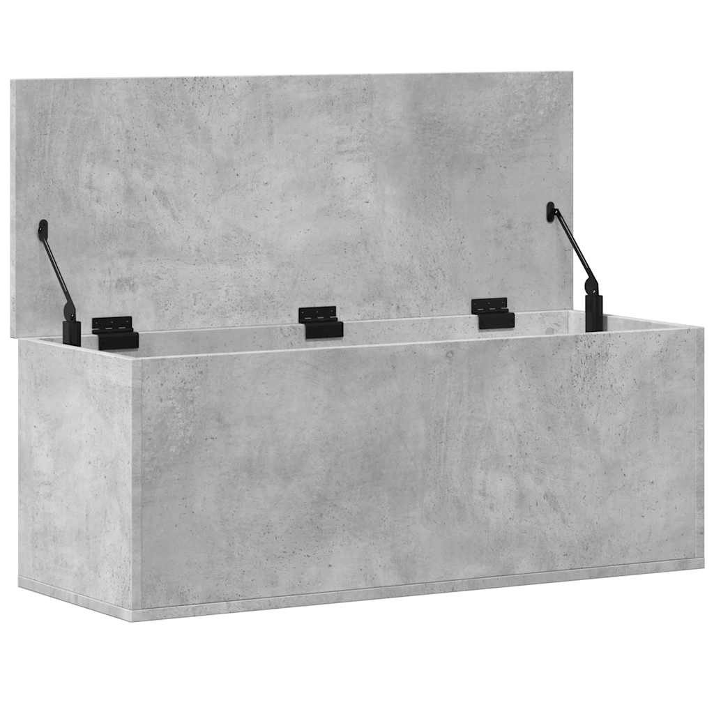 Úložný Regál Betonově Šedý 90 X 35 X 35 Cm Kompozitní Dřevo