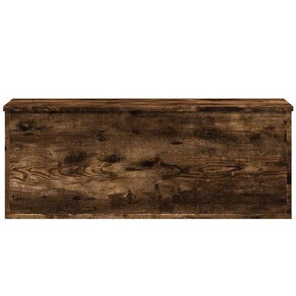 Úložný Box Kouřový Dub 90 X 35 X 35 Cm Kompozitní Dřevo