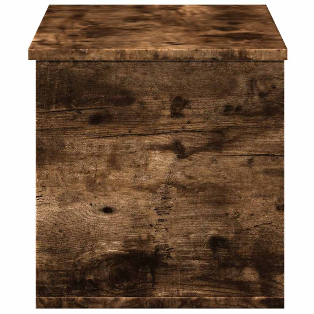 Úložný Box Kouřový Dub 90 X 35 X 35 Cm Kompozitní Dřevo