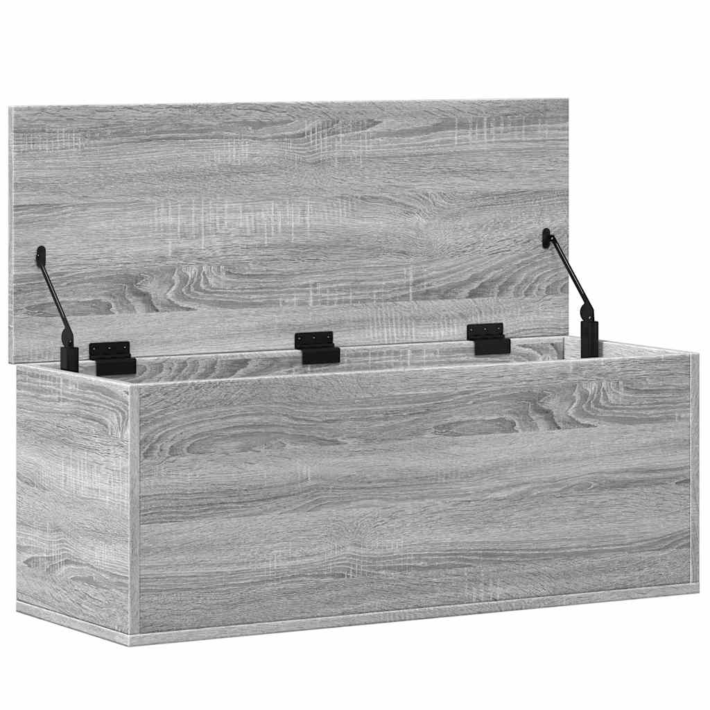Úložný Box Šedý Sonoma 90 X 35 X 35 Cm Kompozitní Dřevo