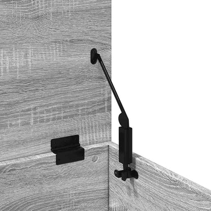 Úložný Box Šedý Sonoma 90 X 35 X 35 Cm Kompozitní Dřevo