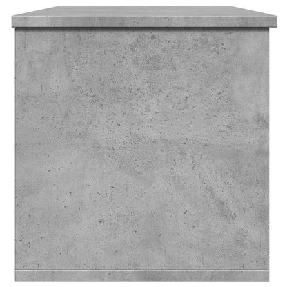 Úložný Regál Betonově Šedý 102 X 35 X 35 Cm Kompozitní Dřevo