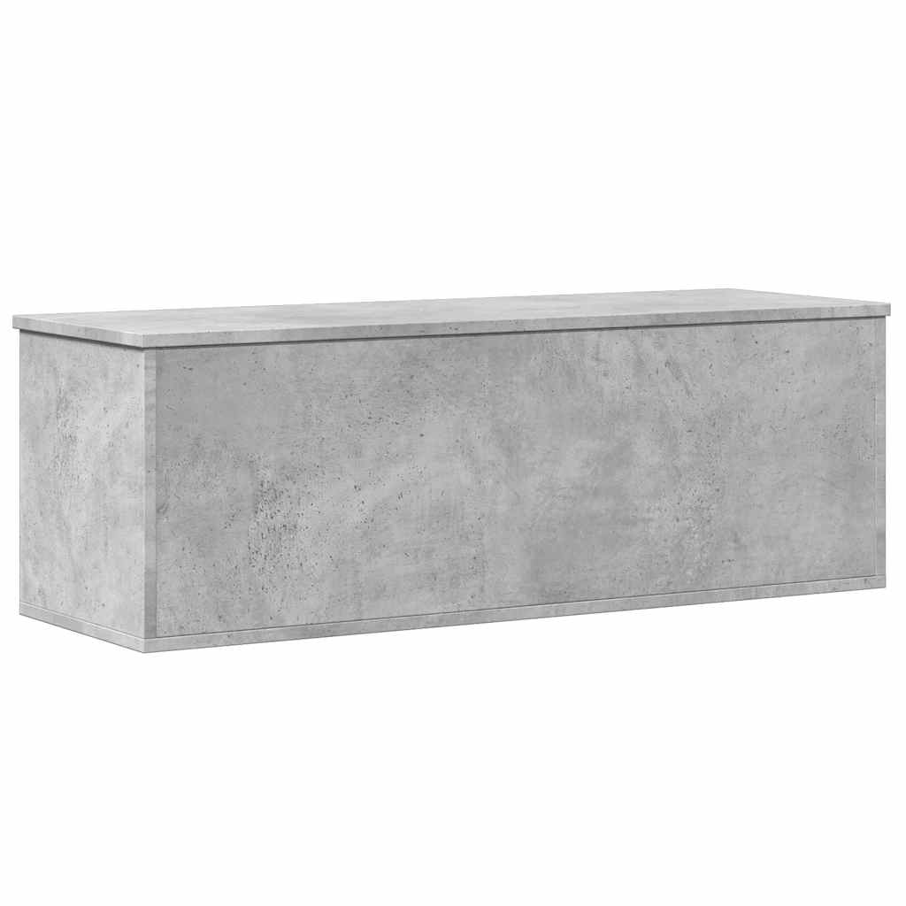 Úložný Regál Betonově Šedý 102 X 35 X 35 Cm Kompozitní Dřevo
