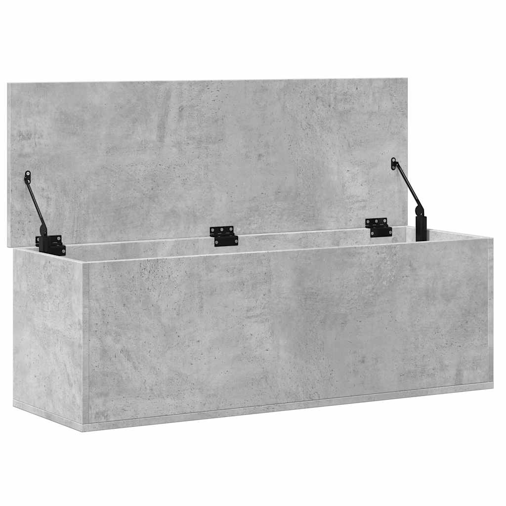 Úložný Regál Betonově Šedý 102 X 35 X 35 Cm Kompozitní Dřevo