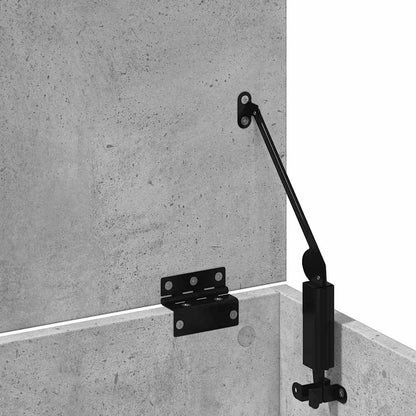Úložný Regál Betonově Šedý 102 X 35 X 35 Cm Kompozitní Dřevo
