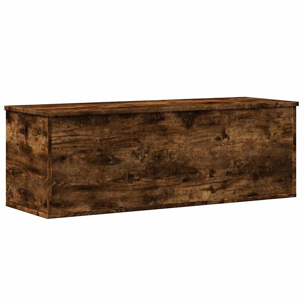 Úložný Box Kouřový Dub 102 X 35 X 35 Cm Kompozitní Dřevo