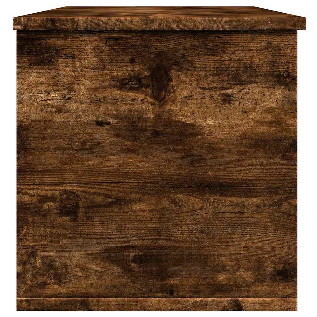 Úložný Box Kouřový Dub 102 X 35 X 35 Cm Kompozitní Dřevo