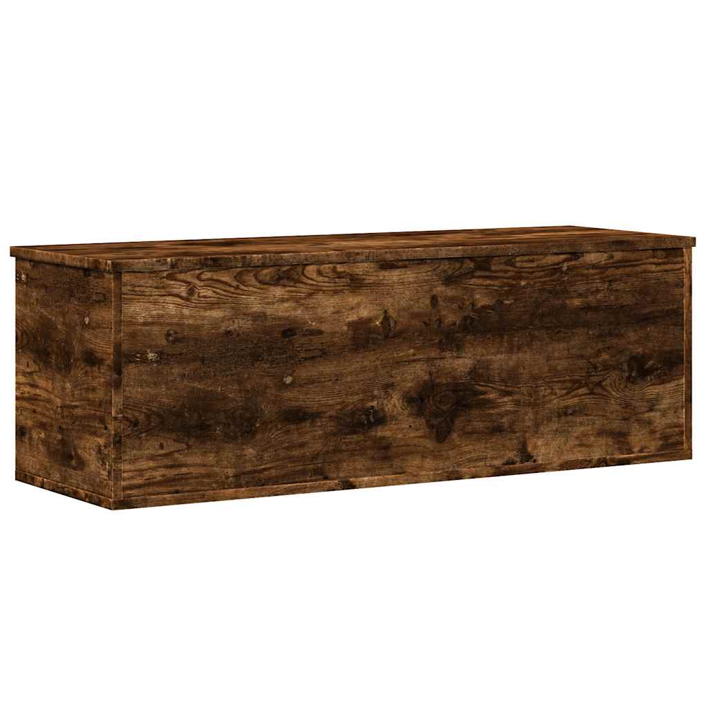 Úložný Box Kouřový Dub 102 X 35 X 35 Cm Kompozitní Dřevo